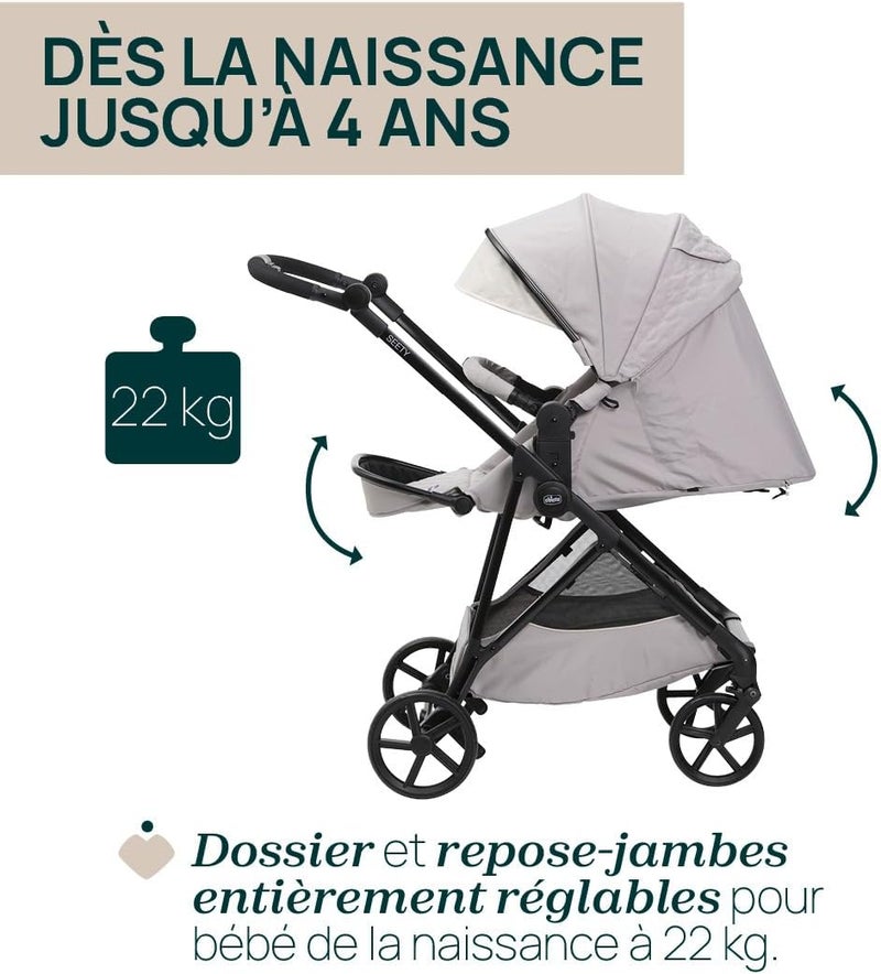 Chicco Seety Stroller 0m-4y, Florence Beige - Image 5